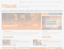 Tablet Screenshot of mazakcanada.com